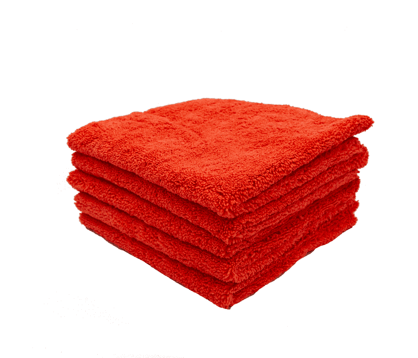 Fibb  -- Microvezeldoek "Polish Fiber", rood 5-pack