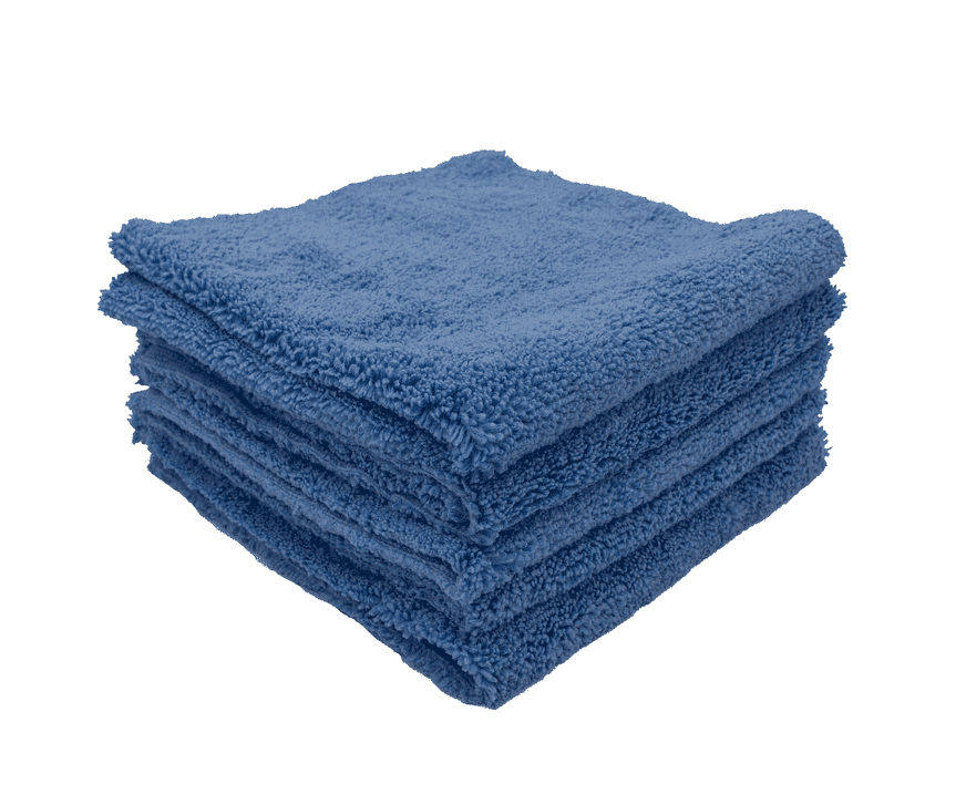 Fibb  Blauw Microvezeldoek "Polish Fiber", 5-pack