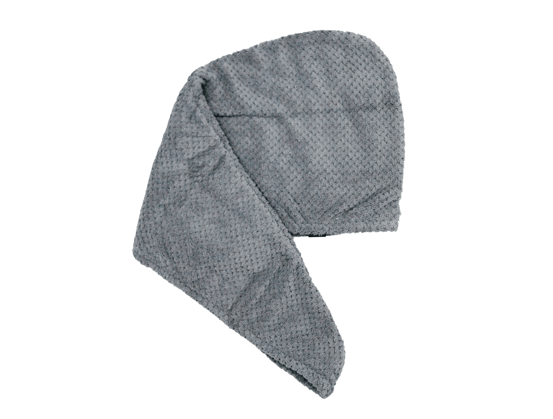 Fibb  Grijs Microvezel haarhanddoek 'Dry HairWrap'