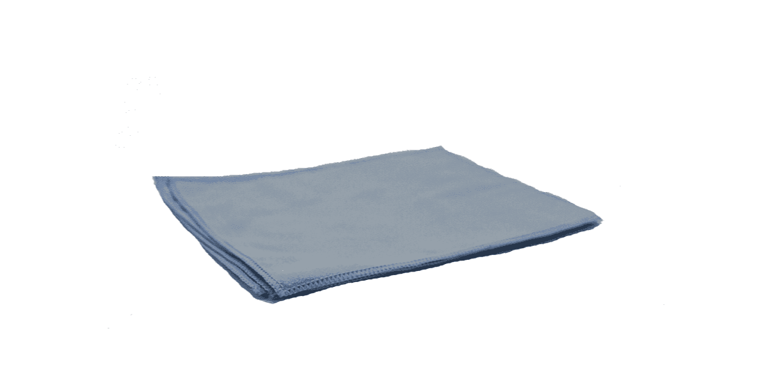 Fibb  Microvezel brillendoek "Wipe" 5-pack, blauw