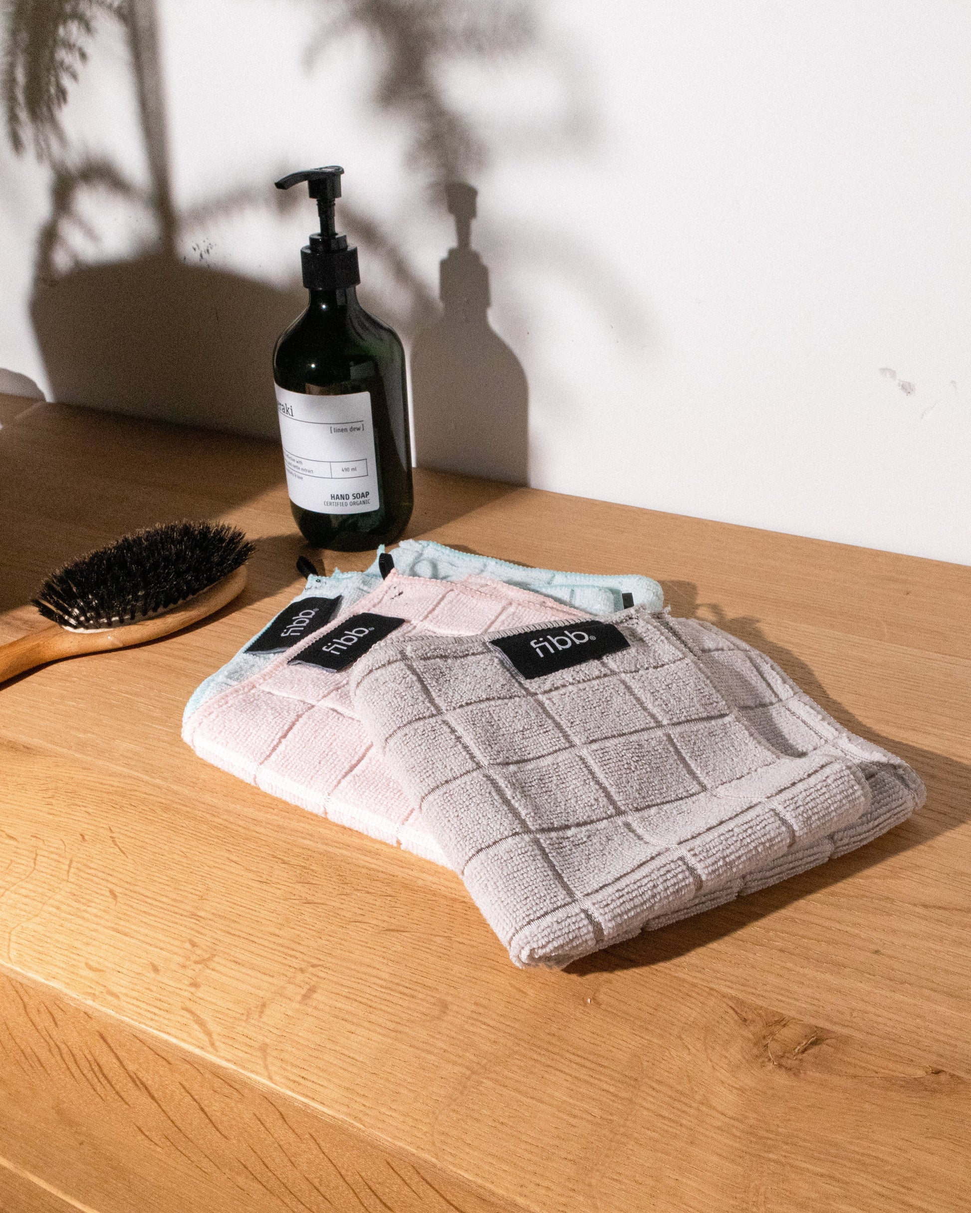 Fibb  Microvezel vaatdoeken "Gridd" 5-pack, 34 x 34 cm