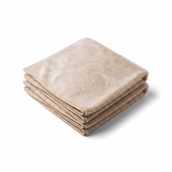 Microvezelstore by DEST Beige / 2 Droogdoek badkamer "Swift", 40 x 40 cm