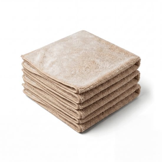 Microvezelstore by DEST Beige / 3 Droogdoek badkamer "Swift", 40 x 40 cm