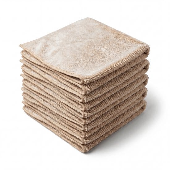 Microvezelstore by DEST Beige / 5 Droogdoek badkamer "Swift", 40 x 40 cm