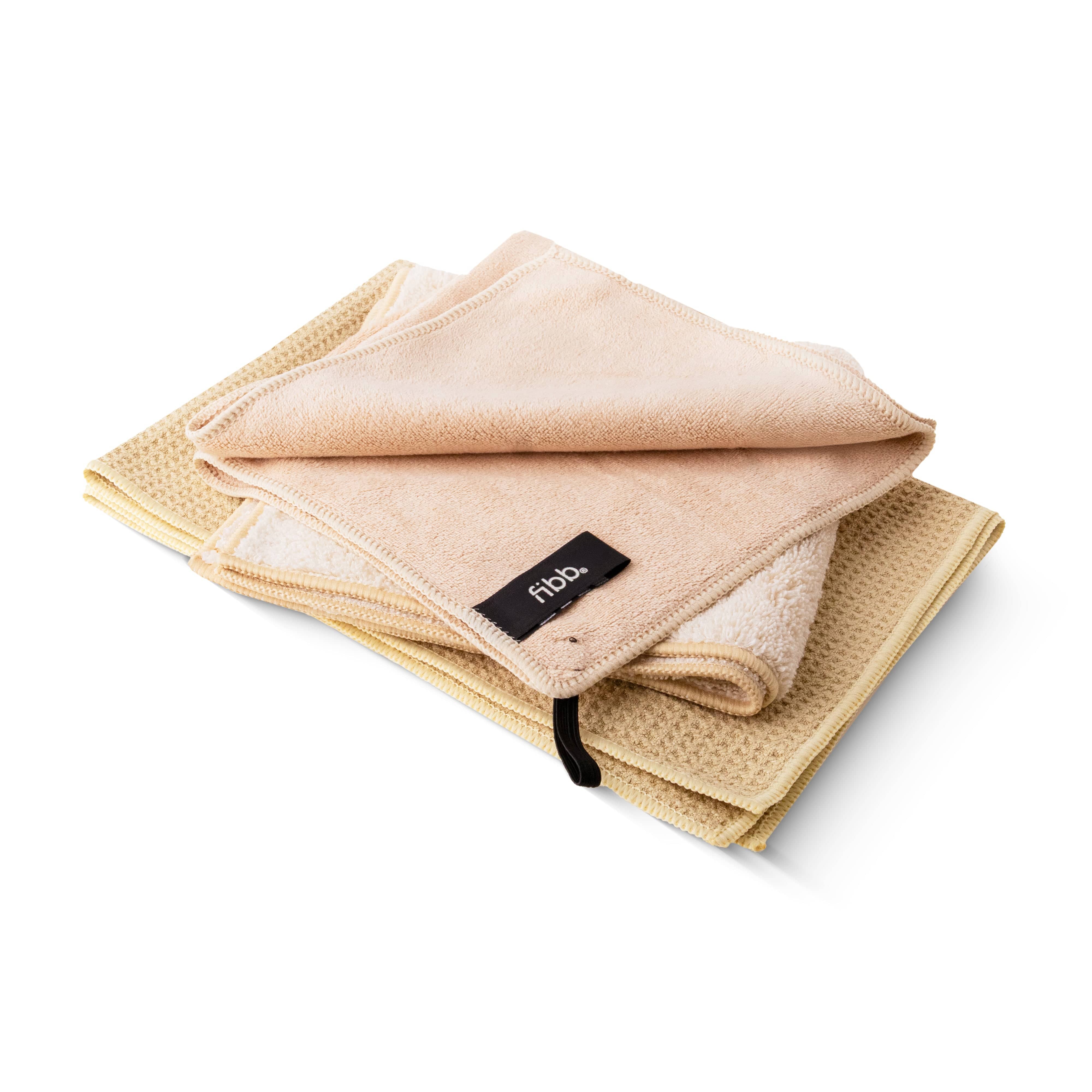 Microvezelstore by DEST Beige Microvezeldoek raamdoekenset 'Raamset'