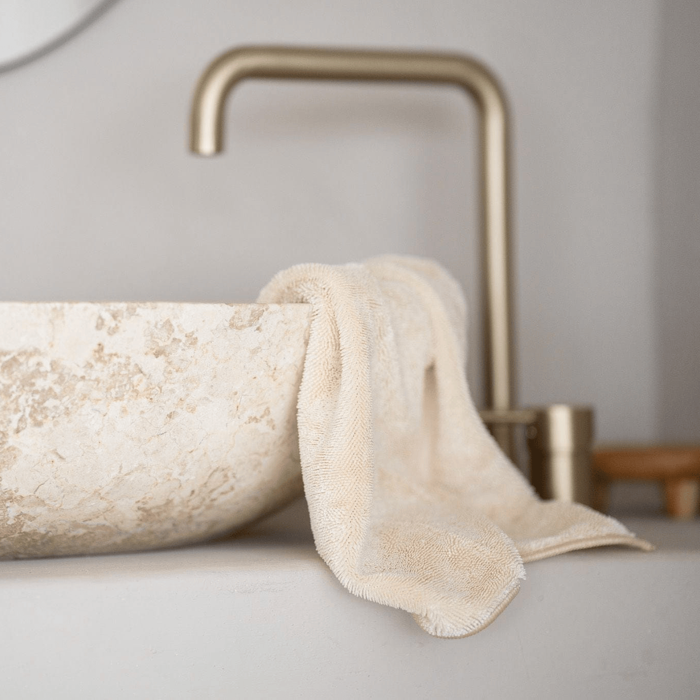 Microvezelstore by DEST Droogdoek badkamer "Dry", 40 x 40 cm