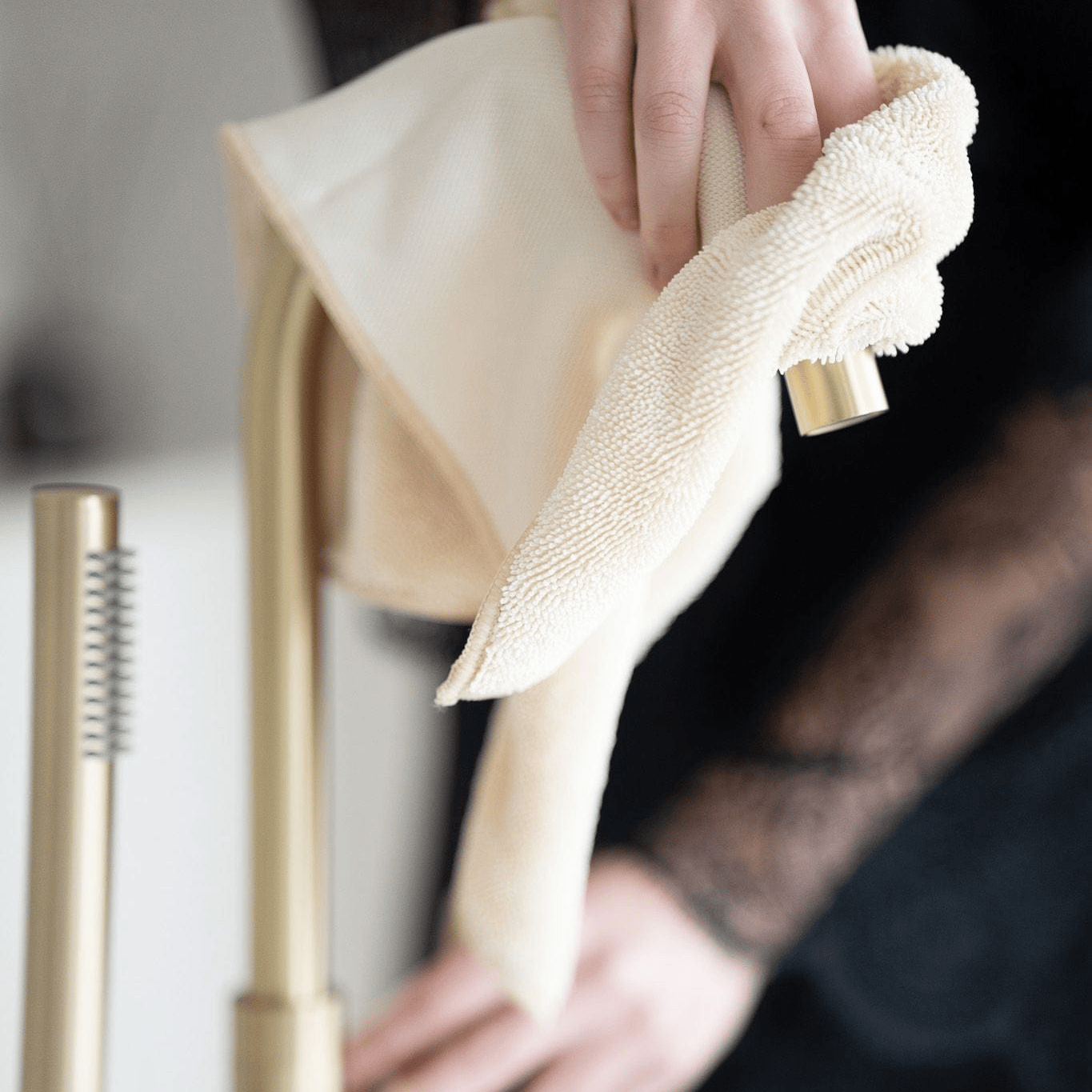 Microvezelstore by DEST Droogdoek badkamer "Dry", 40 x 40 cm