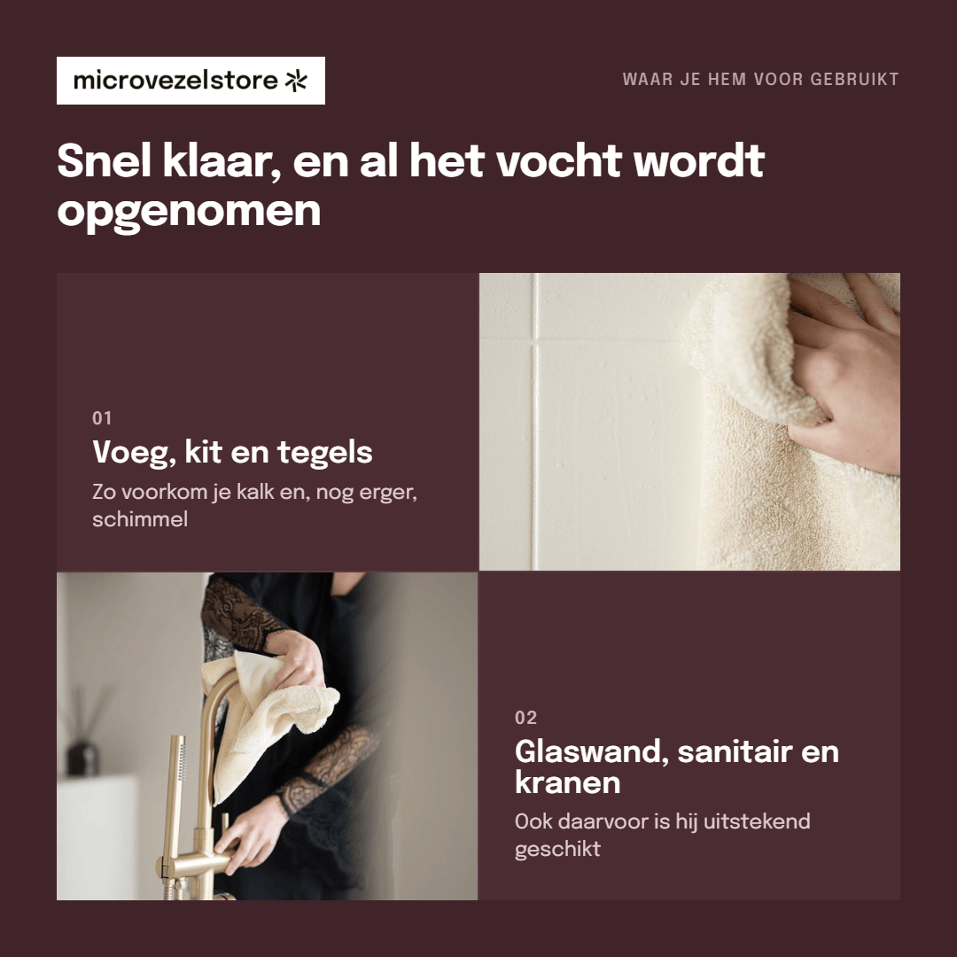 Microvezelstore by DEST Droogdoek badkamer microvezel "Dry", 60 x 90 cm