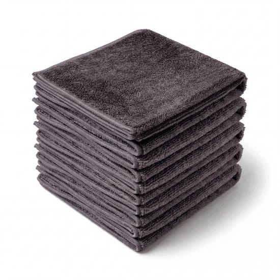 Microvezelstore by DEST Grijs / 5 Droogdoek badkamer "Swift", 40 x 40 cm