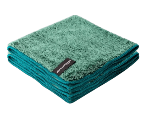 Microvezelstore by DEST Groen / 3 Droogdoek badkamer "Swift", 40 x 40 cm