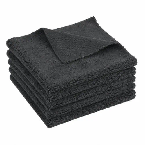 Microvezelstore.nl Zwart / 5 Microvezel polijstdoek "Polish Fiber", zwart